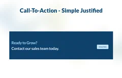 Simple Justified CTA logo