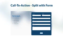 Split CTA With Form logo
