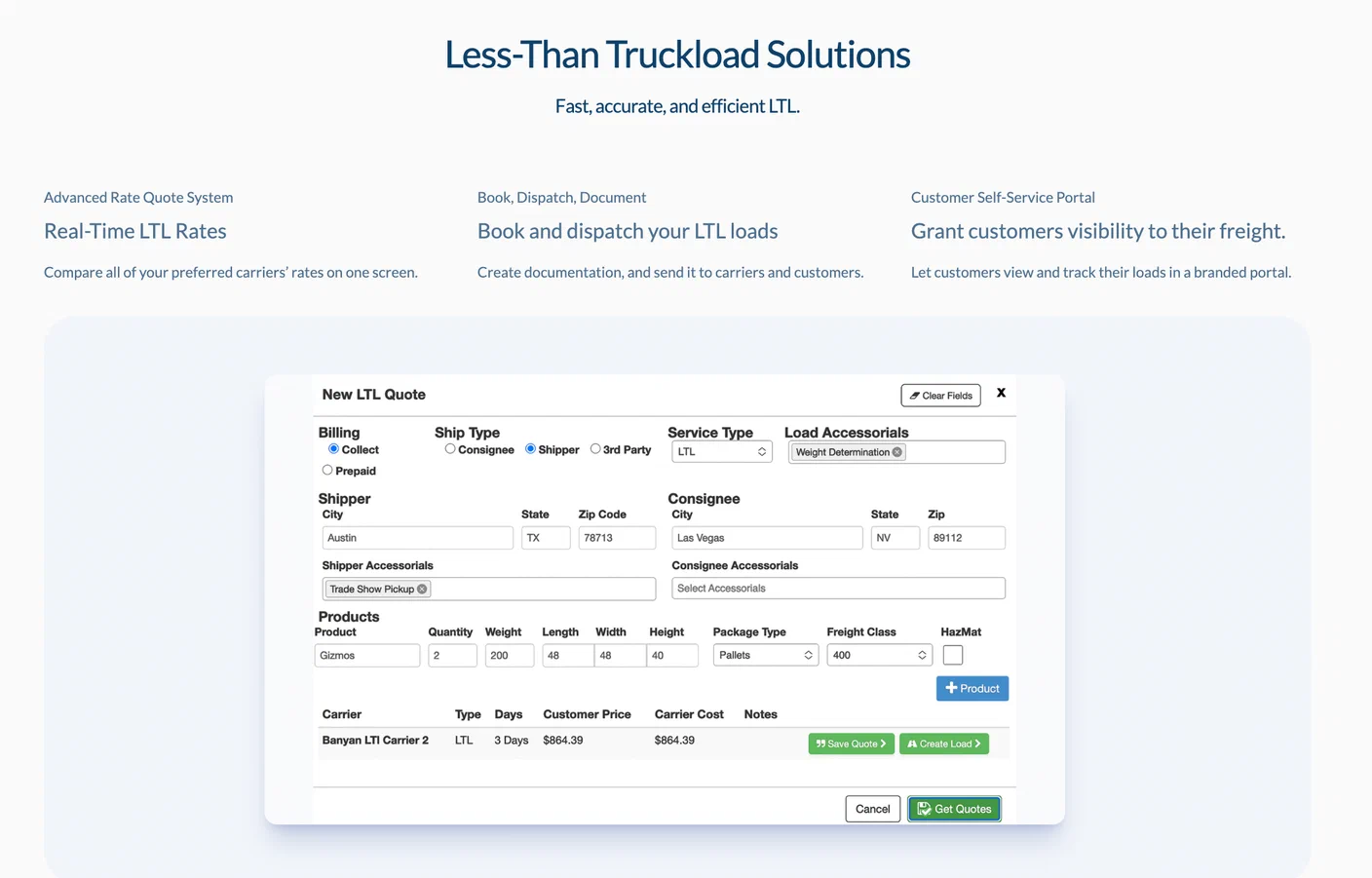 Screenshot of the Horizontal Service Tabs pattern. Screenshot of the Horizontal Service Tabs pattern.