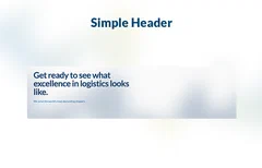 Simple Header logo