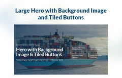 Hero With Tiled Navigation Cards logo