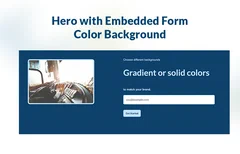 Embedded Form Hero With Color Background logo Embedded Form Hero With Color Background logo