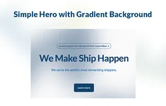 Centered Gradient Hero With CTA logo Centered Gradient Hero With CTA logo