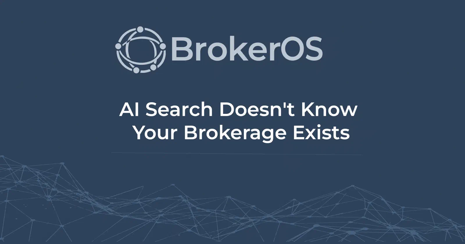 A freight broker searching online and not finding relevant results in AI-powered search tools. A freight broker searching online and not finding relevant results in AI-powered search tools.