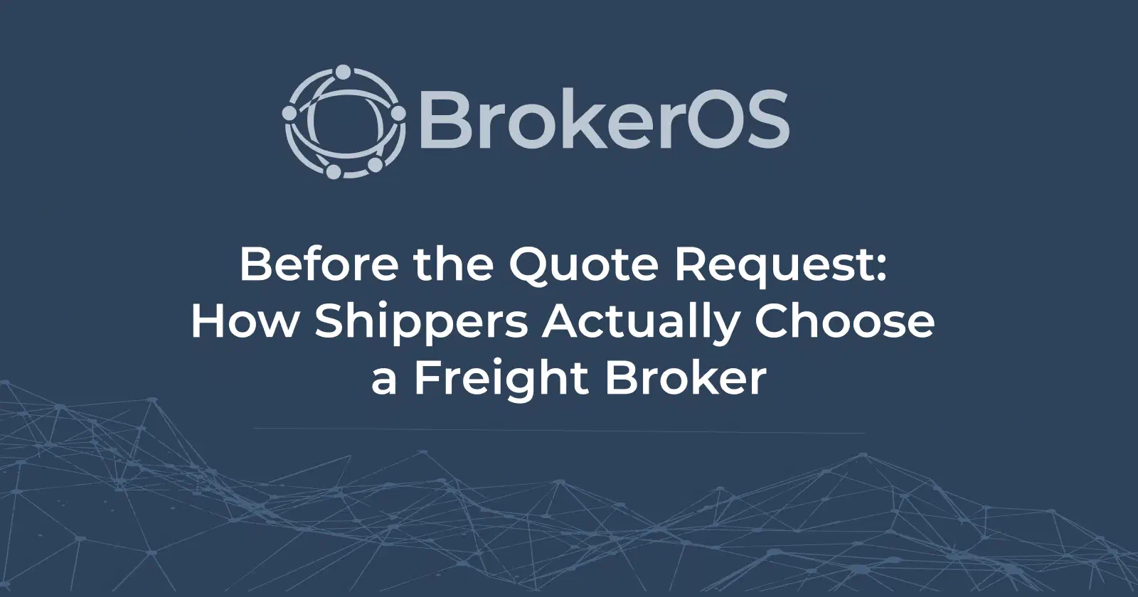 A shipper researching freight broker options across search results, AI tools, and logistics websites before requesting a quote. A shipper researching freight broker options across search results, AI tools, and logistics websites before requesting a quote.