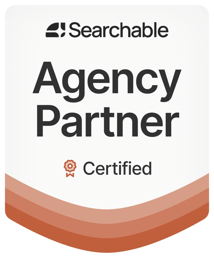 Searchable Certified Agency Partner badge awarded to BrokerOS.