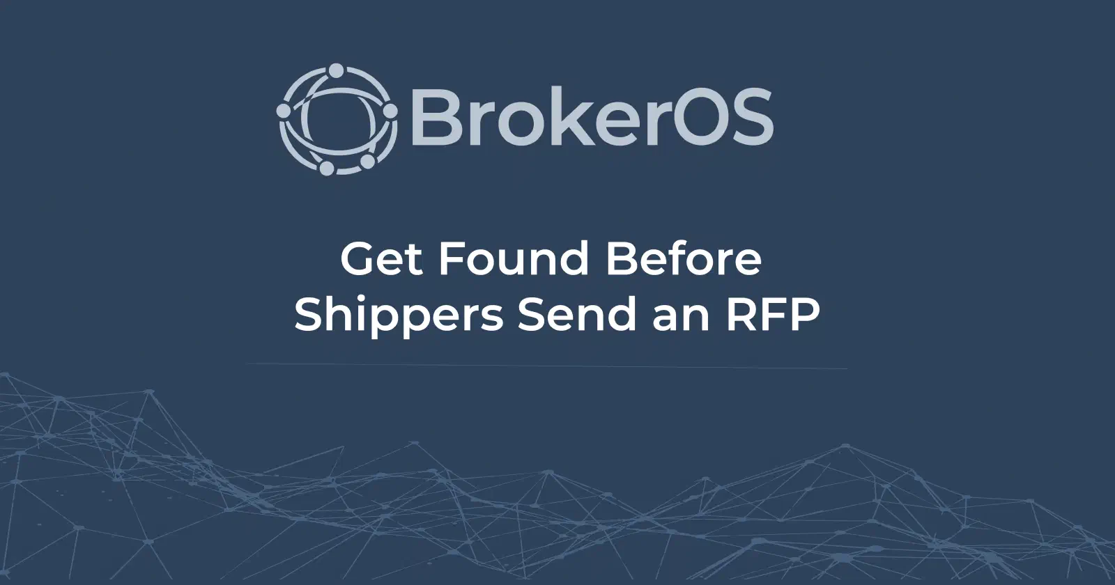 A freight broker website architecture map showing search, content, and AI visibility pathways to shipper leads.